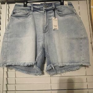 Judy Blue Light Blue Denim Shorts 3XL